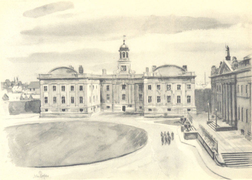 YORK. The Old Prison. Yorkshire. By John Cooper 1947 vintage print picture